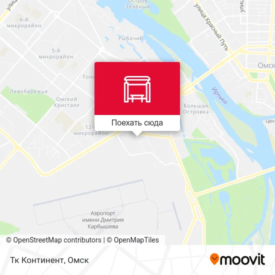 Карта Тк Континент