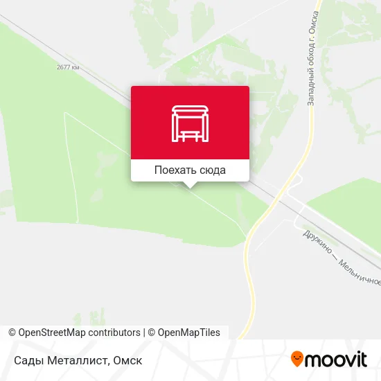 Карта Сады Металлист