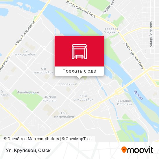 Карта Ул. Крупской