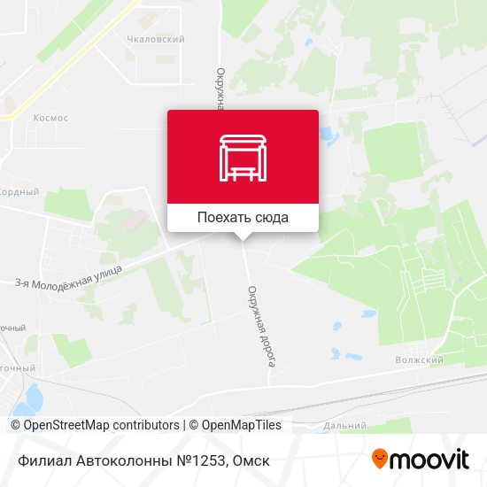 Карта Филиал Автоколонны №1253