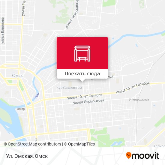 Карта Ул. Омская