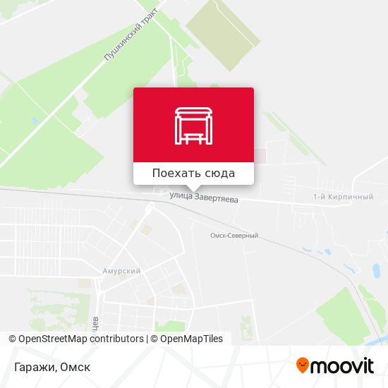 Карта Гаражи