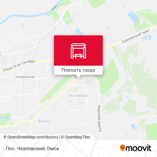 Карта Пос. Чкаловский