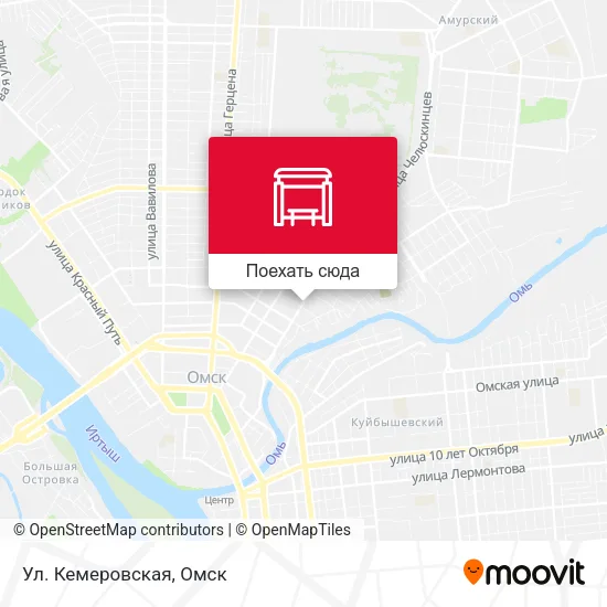 Карта Ул. Кемеровская
