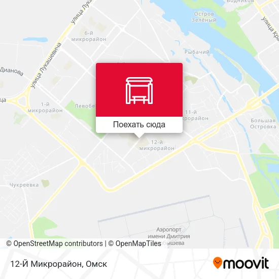 Карта 12-Й Микрорайон