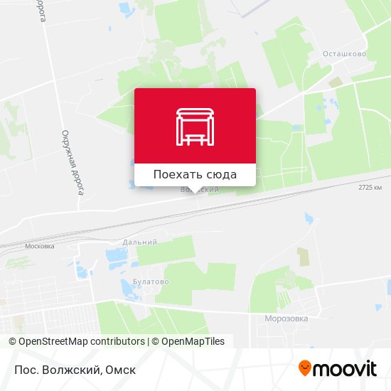 Карта Пос. Волжский