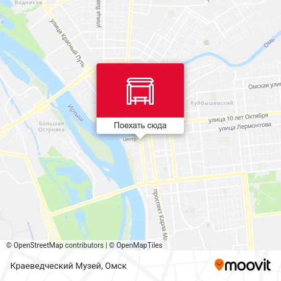 Карта Краеведческий Музей