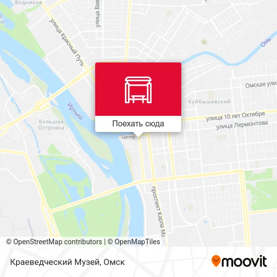 Карта Краеведческий Музей