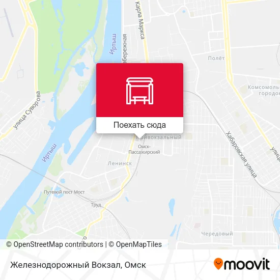 Карта Железнодорожный Вокзал