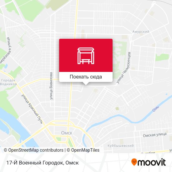 Карта 17-Й Военный Городок
