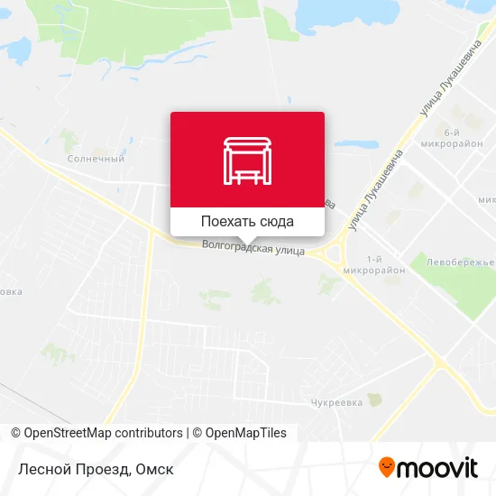 Карта Лесной Проезд