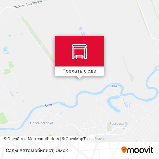 Карта Сады Автомобилист