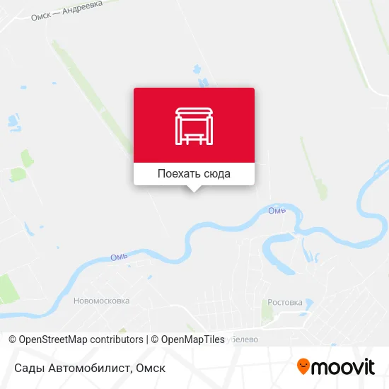 Карта Сады Автомобилист