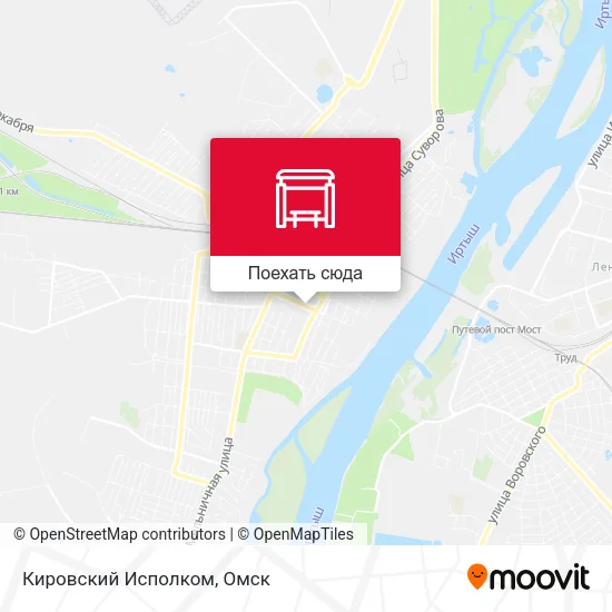 Карта Кировский Исполком