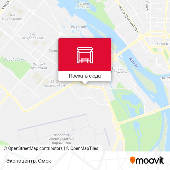 Карта Экспоцентр