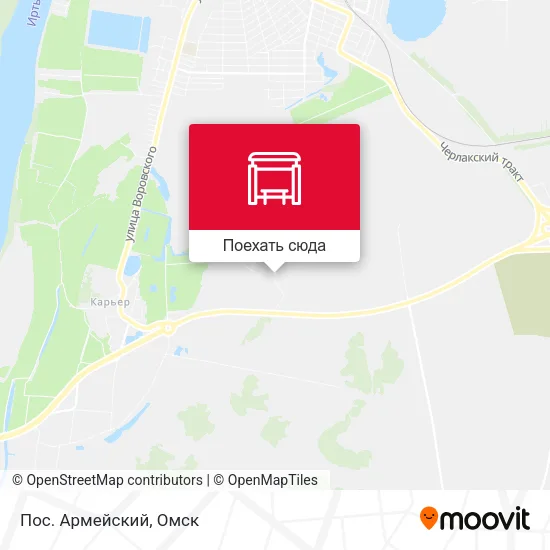 Карта Пос. Армейский