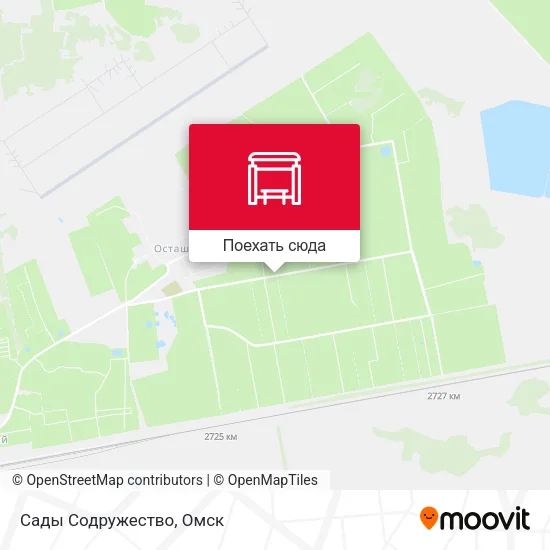 Карта Сады Содружество