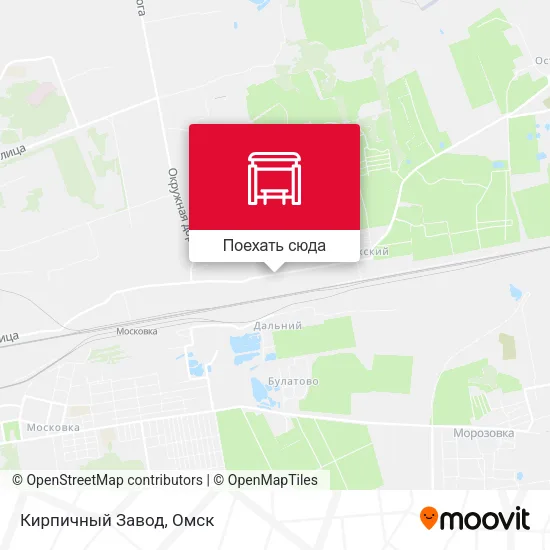 Карта Кирпичный Завод