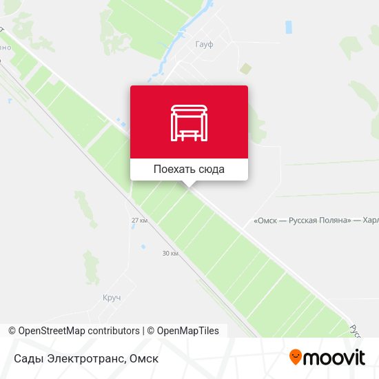 Карта Сады Электротранс