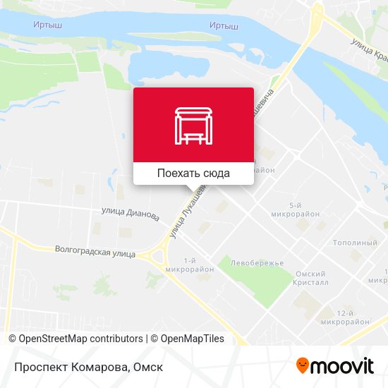 Карта Проспект Комарова