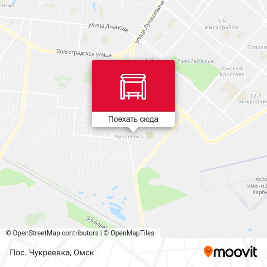 Карта Пос. Чукреевка