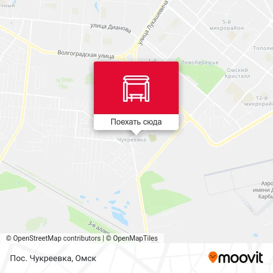 Карта Пос. Чукреевка