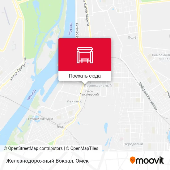 Карта Железнодорожный Вокзал