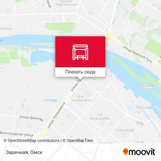 Карта Заречная