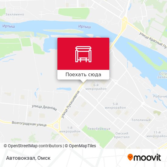 Карта Автовокзал