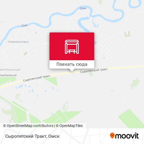 Сыропятский тракт омск карта