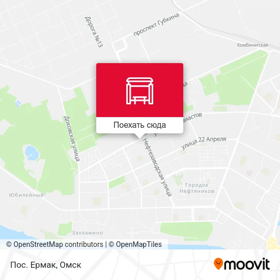 Карта Пос. Ермак