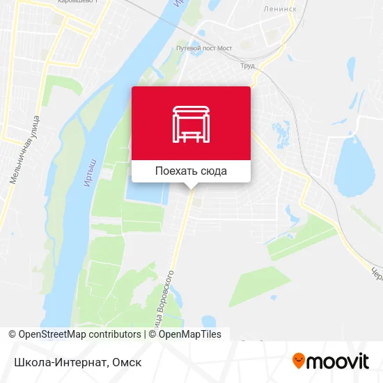 Карта Школа-Интернат