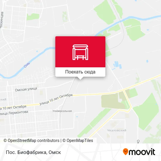 Карта Пос. Биофабрика