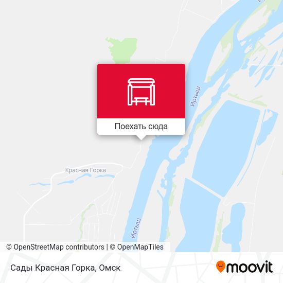 Карта Сады Красная Горка