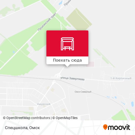 Карта Спецшкола