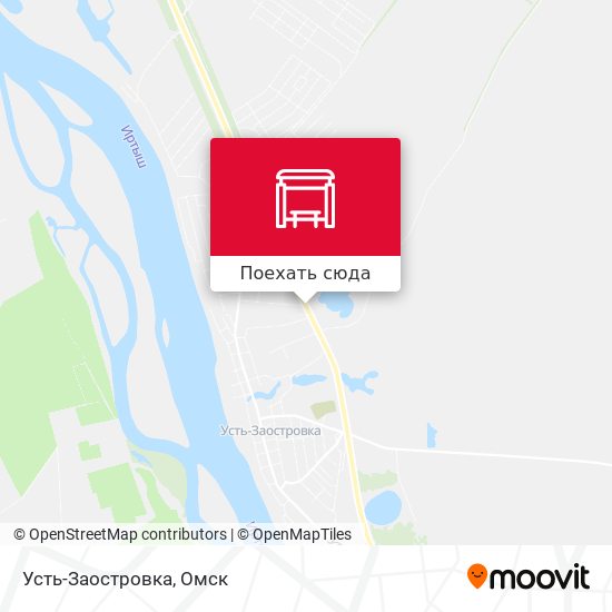 Карта Усть-Заостровка