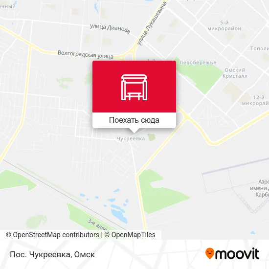 Карта Пос. Чукреевка