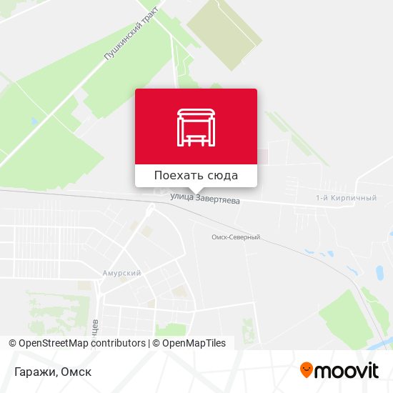 Карта Гаражи