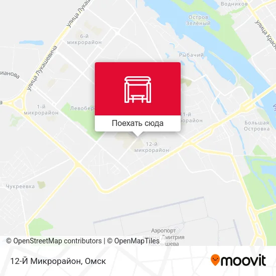 Карта 12-Й Микрорайон