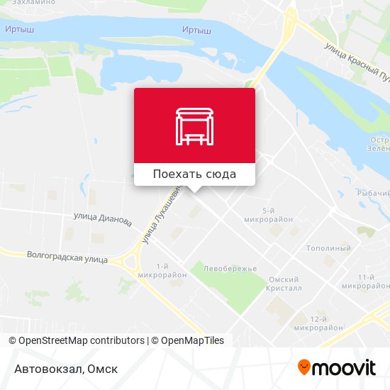 Карта Автовокзал