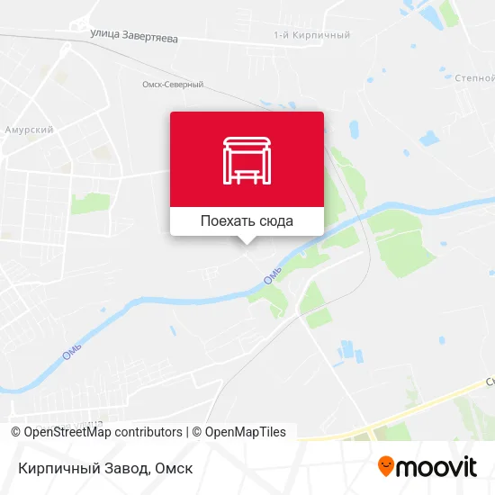 Карта Кирпичный Завод