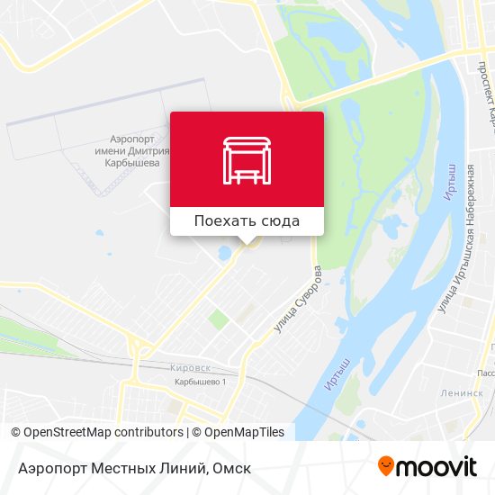 Карта Аэропорт Местных Линий