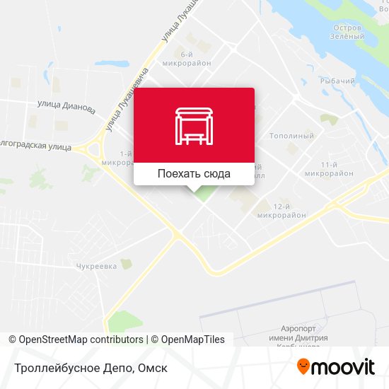 Карта Троллейбусное Депо