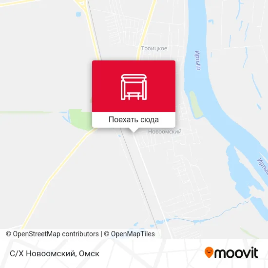 Карта C/Х Новоомский