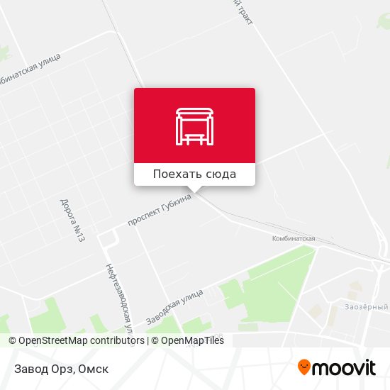 Карта Завод Орз