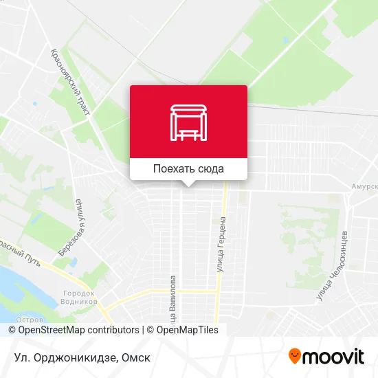 Карта Ул. Орджоникидзе