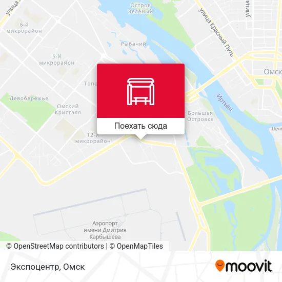 Карта Экспоцентр
