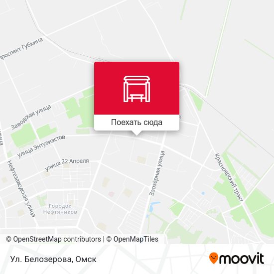 Карта Ул. Белозерова