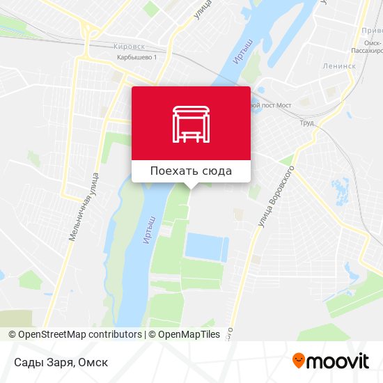 Карта Сады Заря