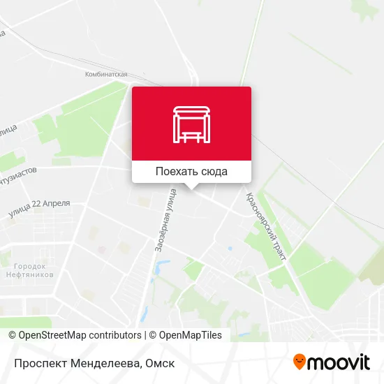Карта Проспект Менделеева